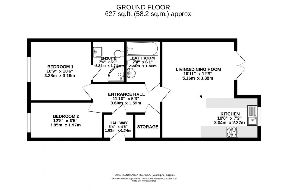 Floorplan for Barlow Moor Road, Chorlton