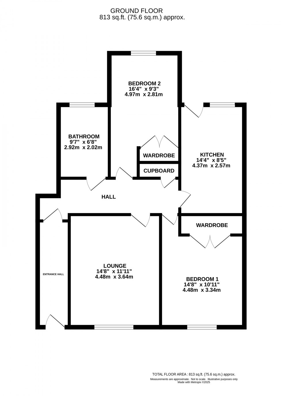 Floorplan for The Parade, The Ridgway, Romiley, Stockport