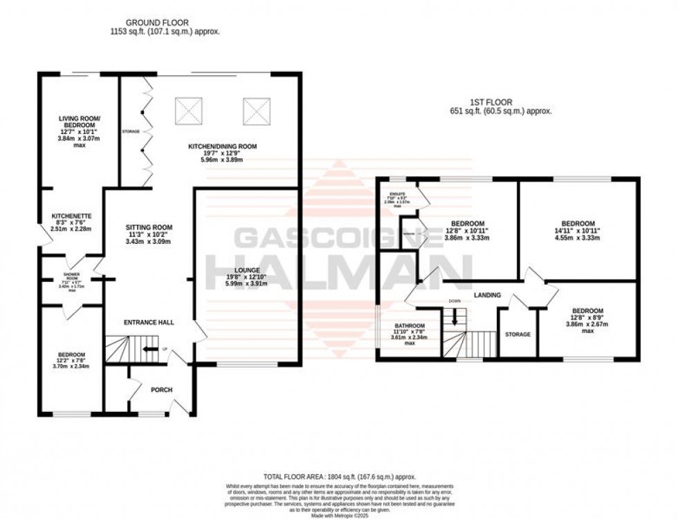 Floorplan for New Forest Road, Manchester