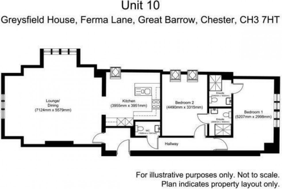 Floorplan for Ferma Lane, Great Barrow