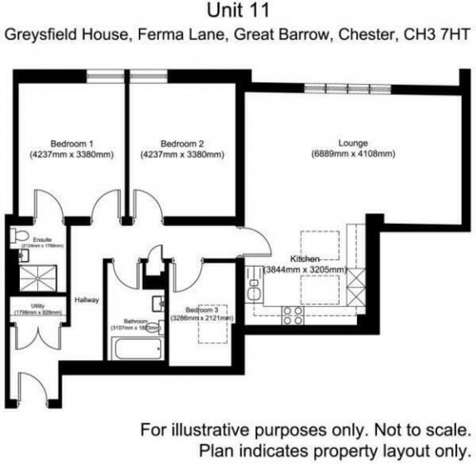 Floorplan for Ferma Lane, Great Barrow