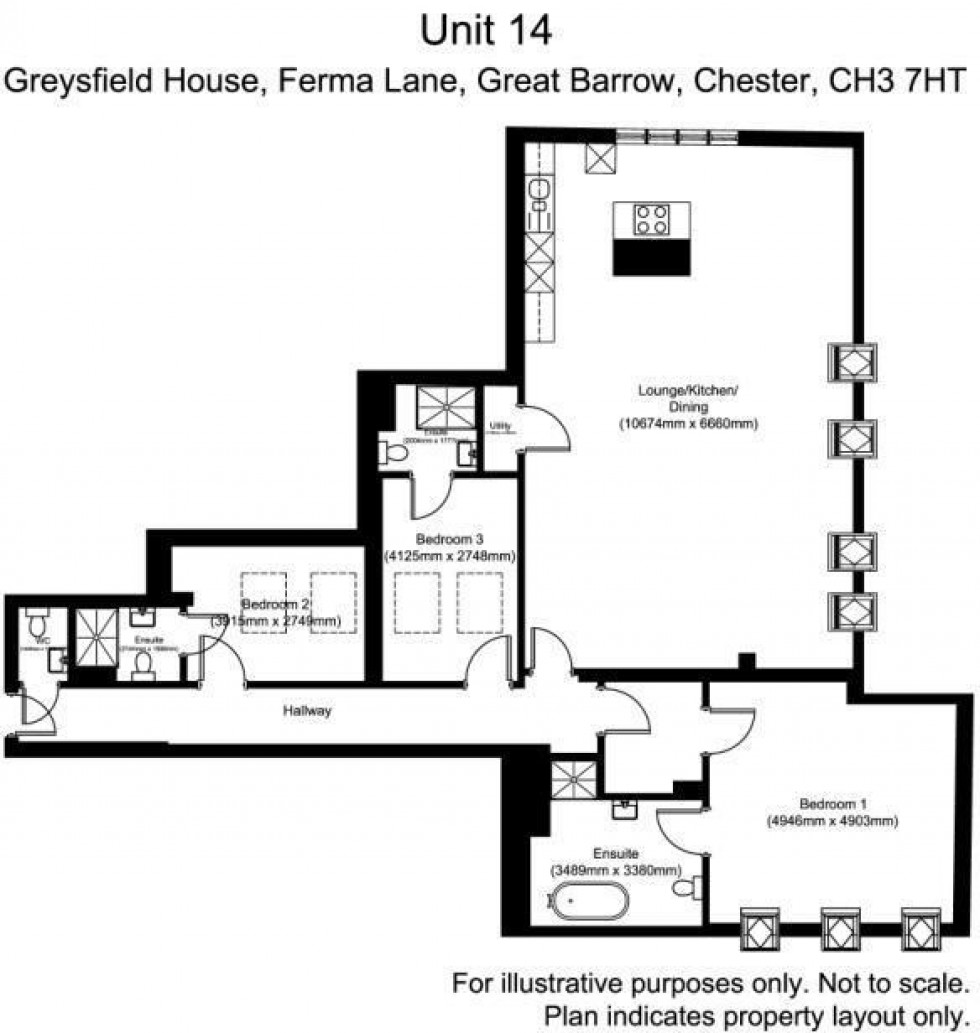 Floorplan for Ferma Lane, Great Barrow