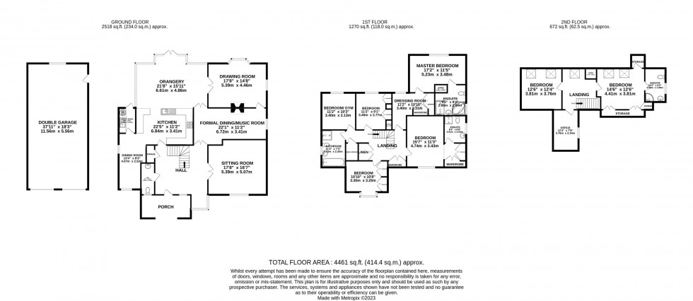 Floorplan for St. Marys Drive, Whitegate, Northwich