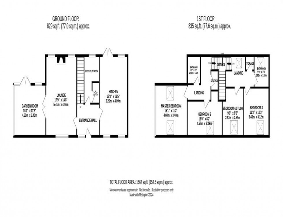 Floorplan for Cock Hall Lane, Langley