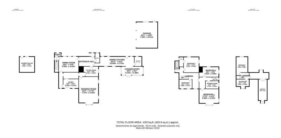 Floorplan for Withinlee Road, Prestbury