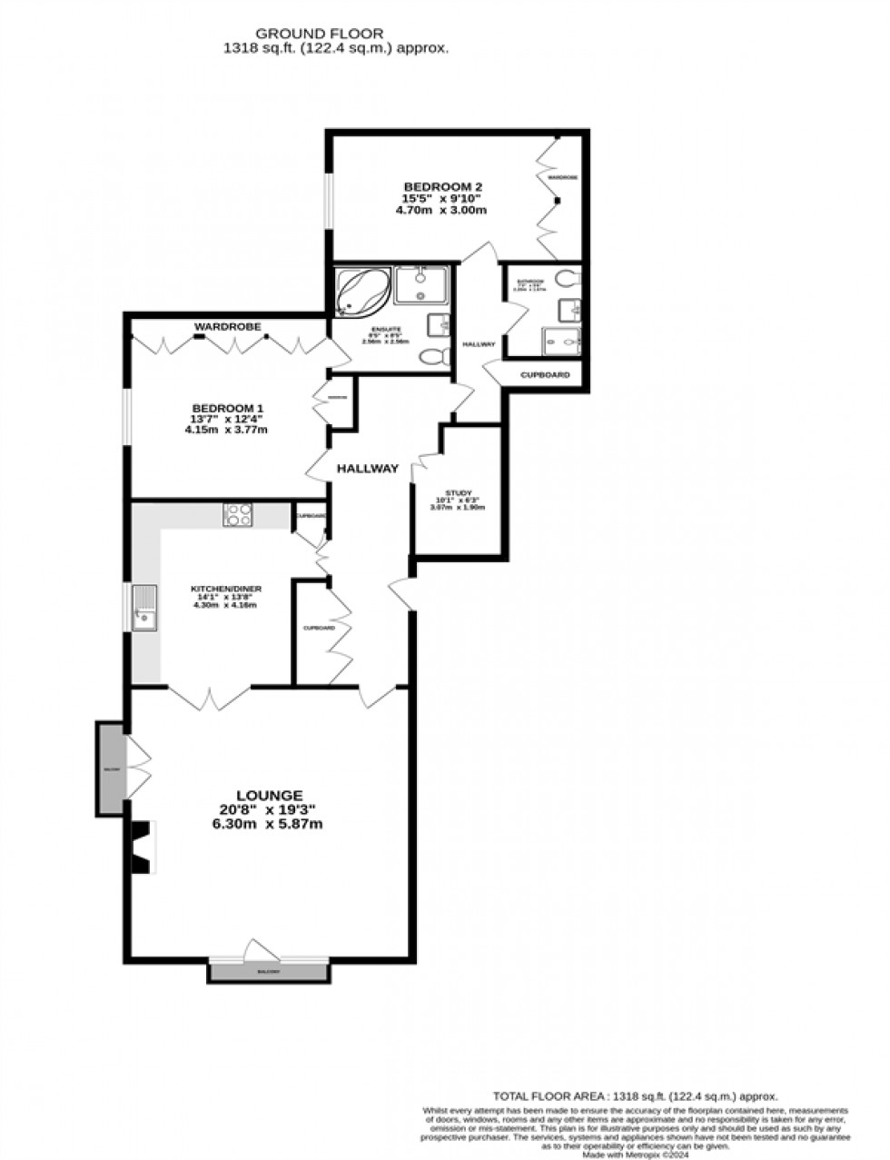 Floorplan for 5 Osborne House, Alderley Road, Wilmslow, SK9