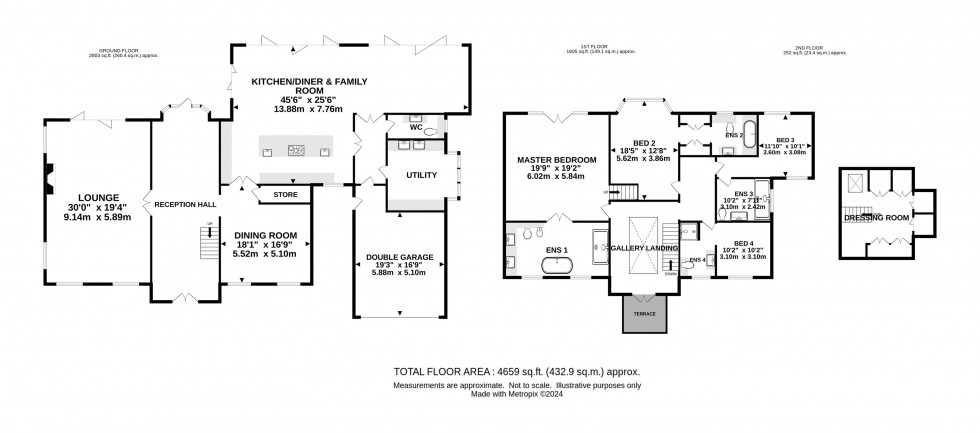 Floorplan for North Road, Hale