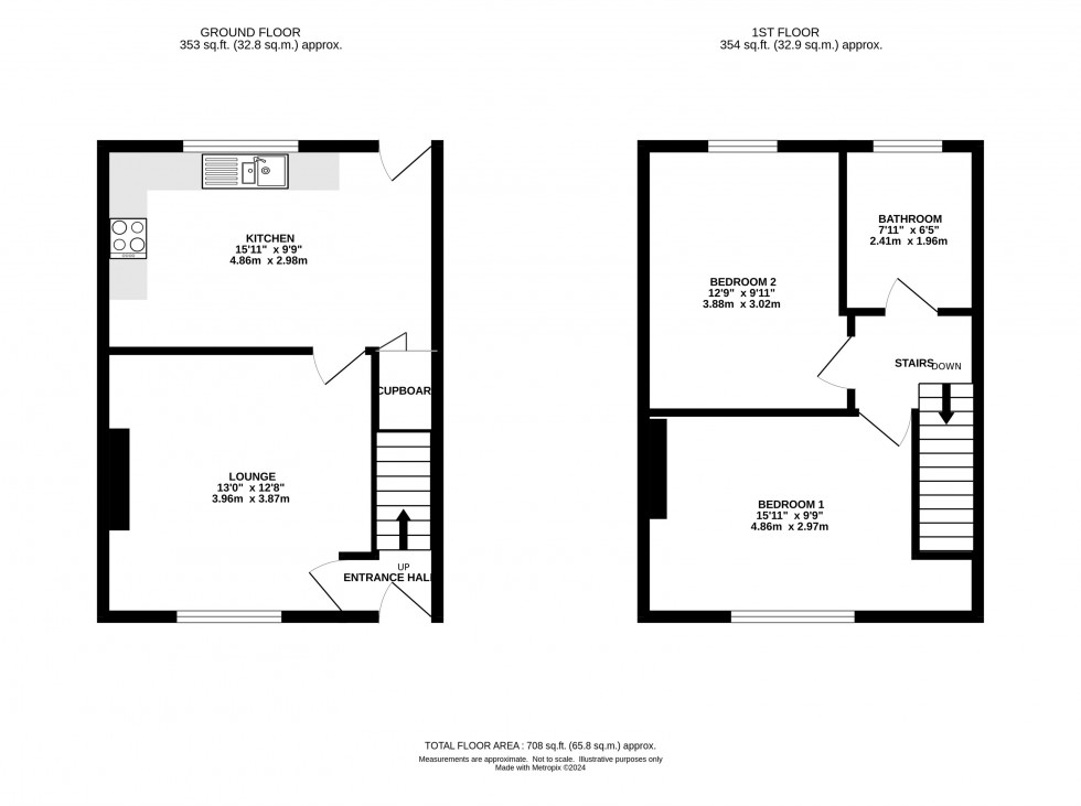 Floorplan for New Street, New Mills