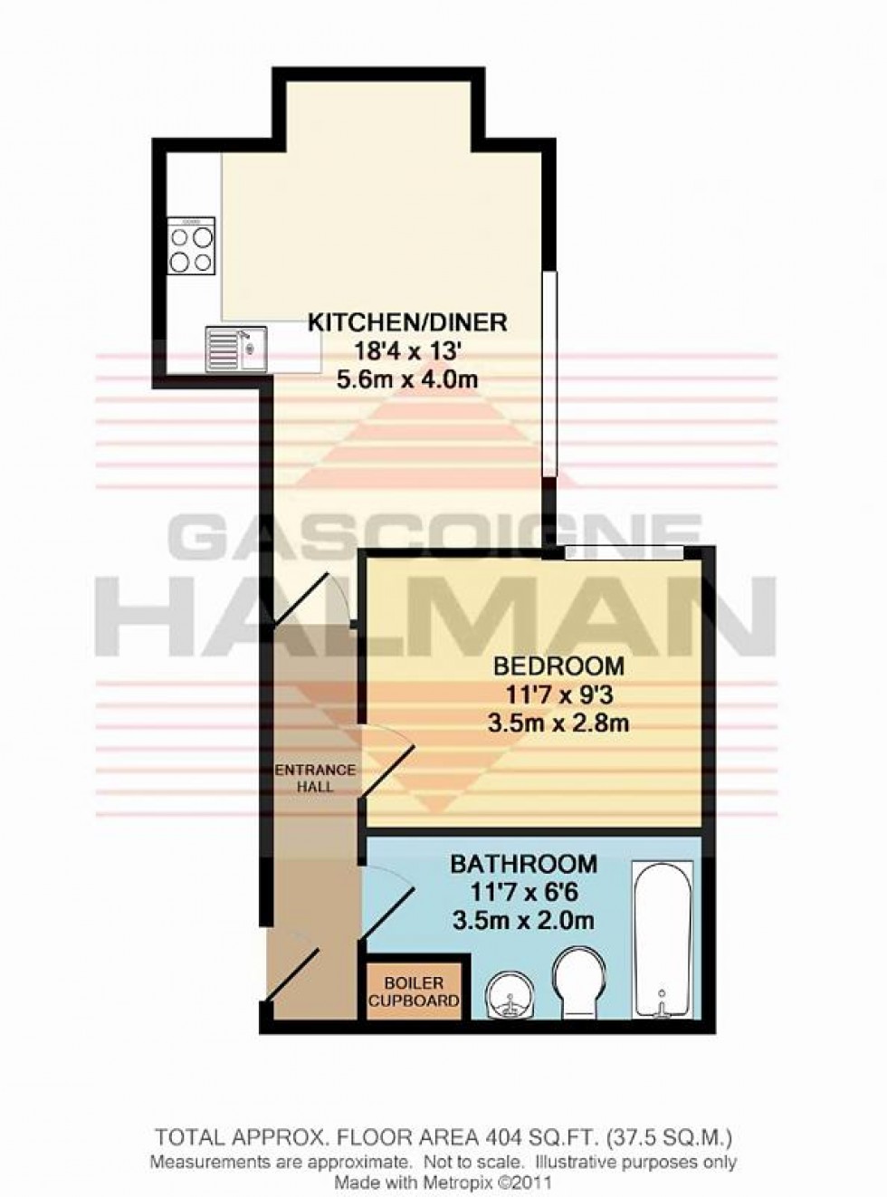 Floorplan for Wilmslow Road, Didsbury