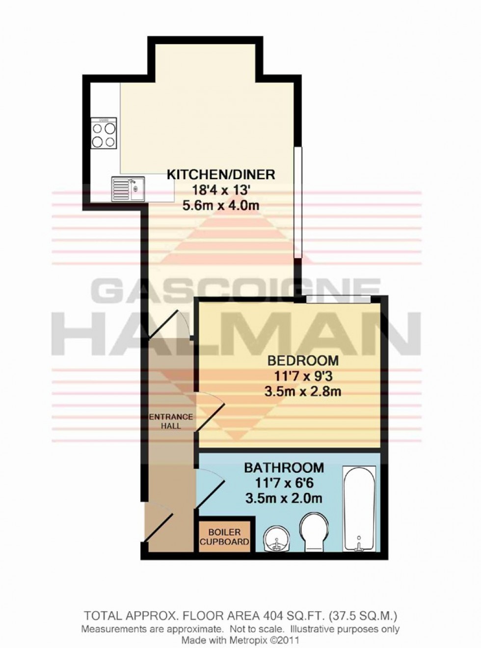 Floorplan for Wilmslow Road, Didsbury