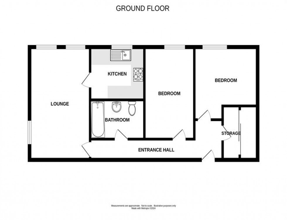 Floorplan for Fernlea, Heaton Moor Road, Heaton Moor, Stockport