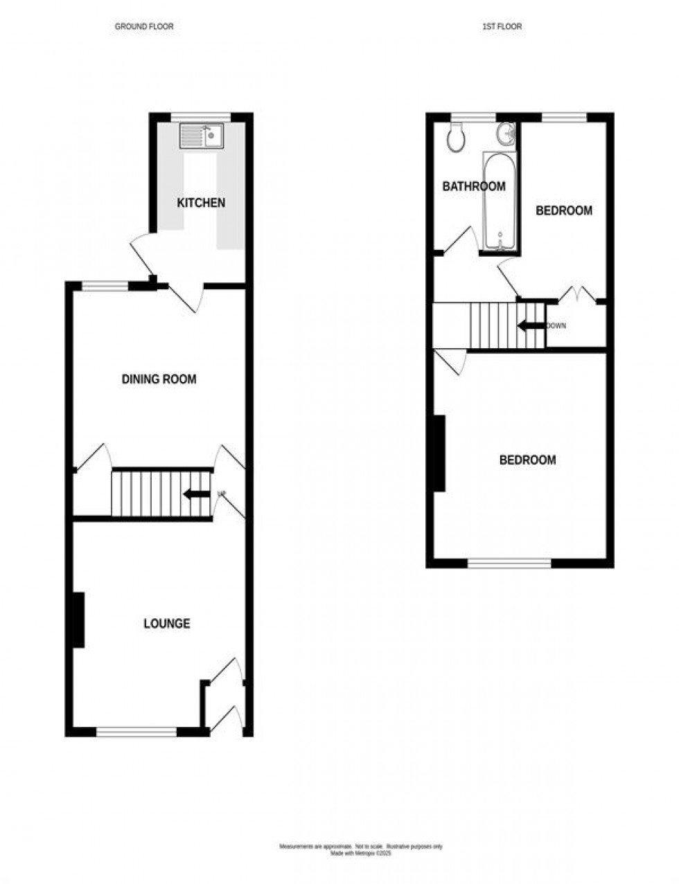 Floorplan for Burton Street, Heaton Norris, Stockport