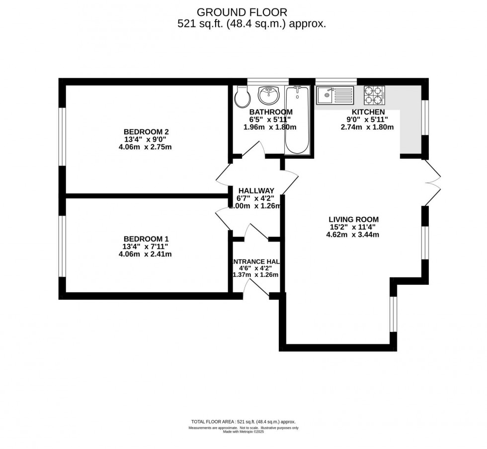 Floorplan for Parkgate House, Parkgate Avenue, Withington