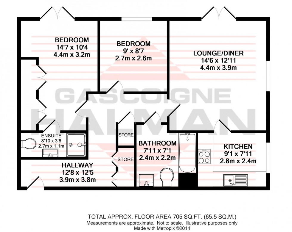 Floorplan for Windsor House, Olive Shapley Avenue, Didsbury