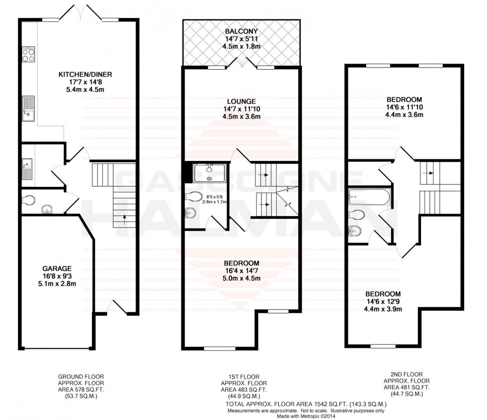 Floorplan for 27 Bridge Meadow, Sandy Lane, Lymm