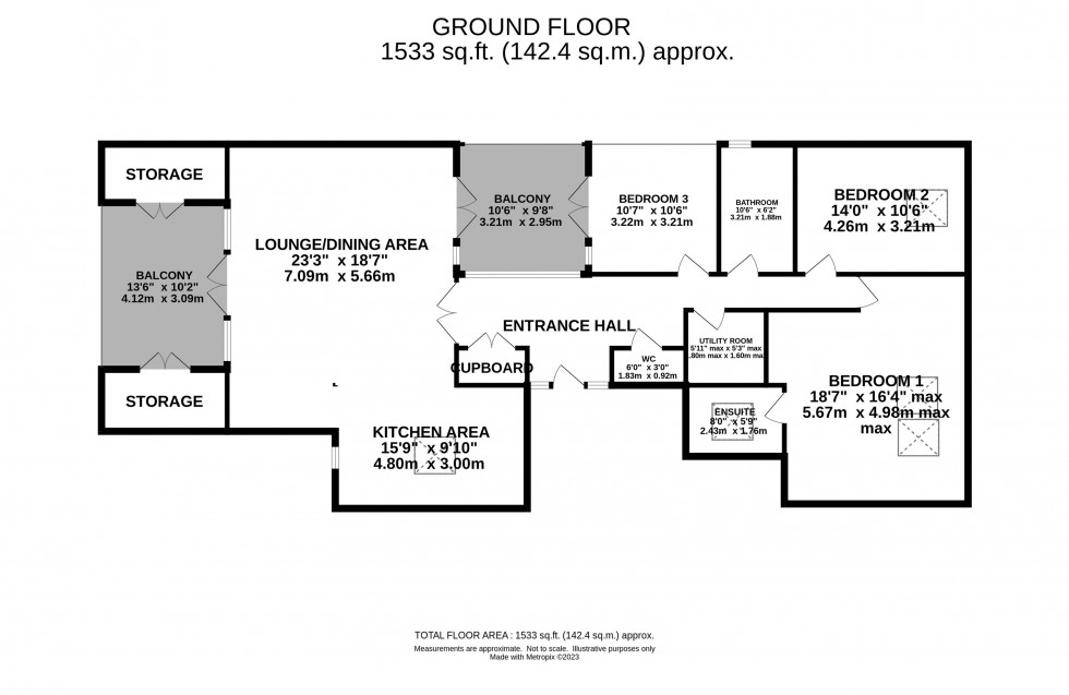 Floorplan for Lynton Lane, Alderley Edge