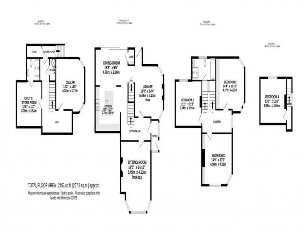 Floorplan for Park Road, Hale, Altrincham