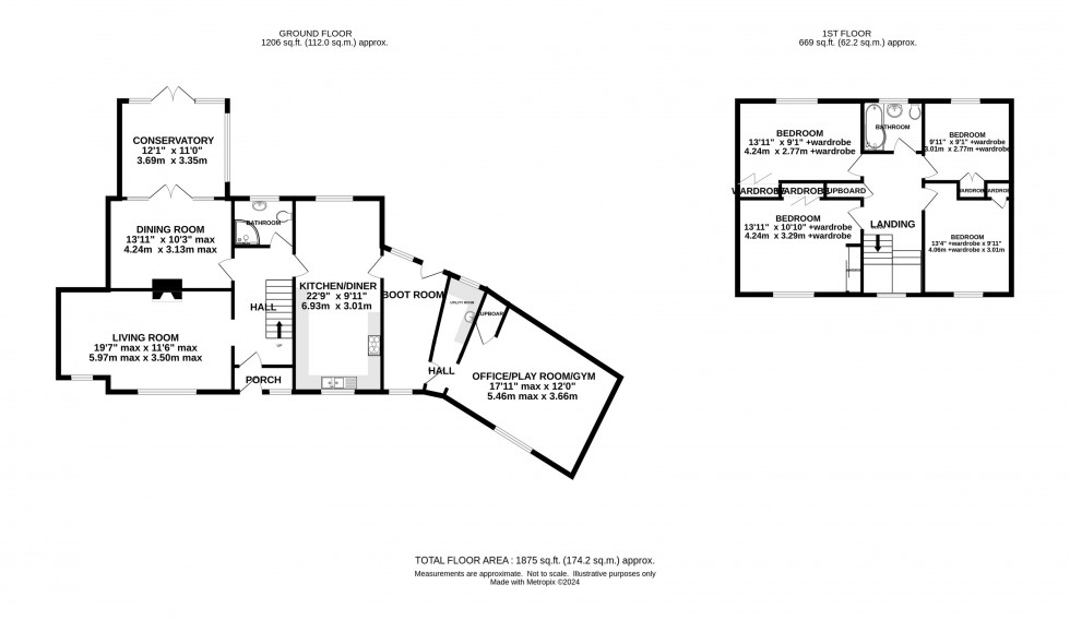 Floorplan for Chester Road, Holmes Chapel