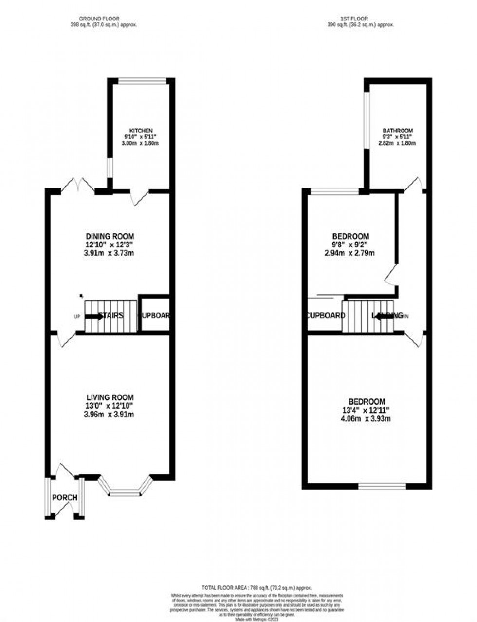 Floorplan for Sunnybank Drive, Wilmslow