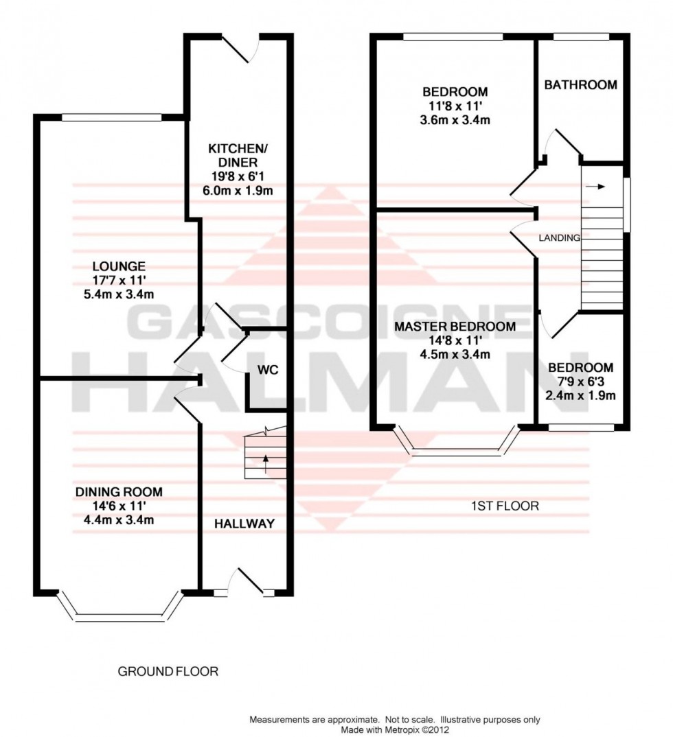 Floorplan for Warwick Drive, Sale