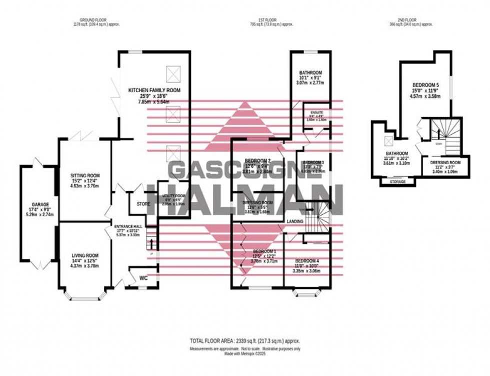 Floorplan for Moss Lane, Bramhall