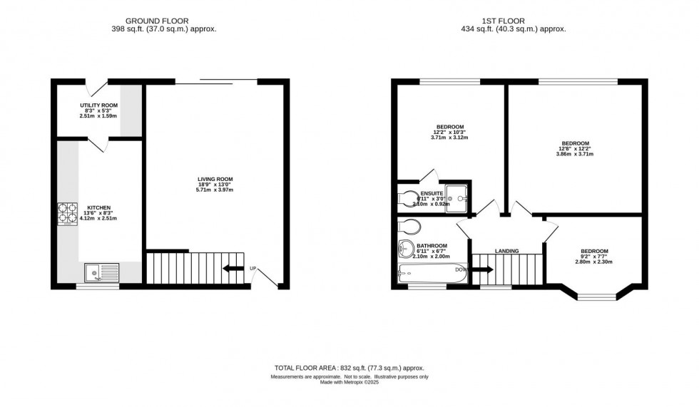 Floorplan for Fernside Avenue, Manchester