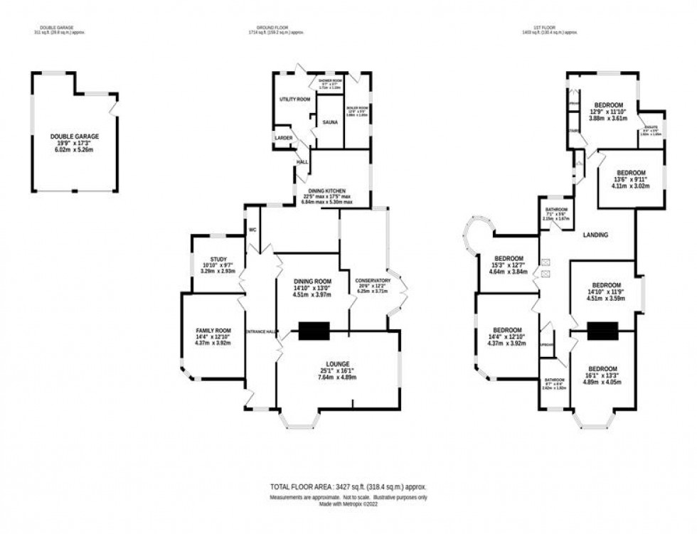 Floorplan for Balmoral Road, Grappenhall, Warrington