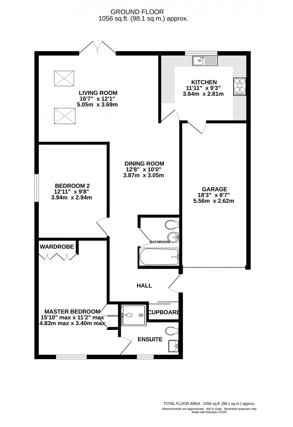 Floorplan for Bowness Close, Holmes Chapel