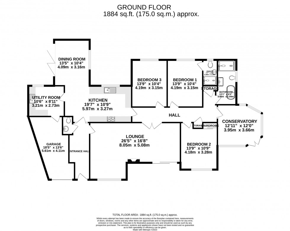 Floorplan for Welton Grove, Wilmslow