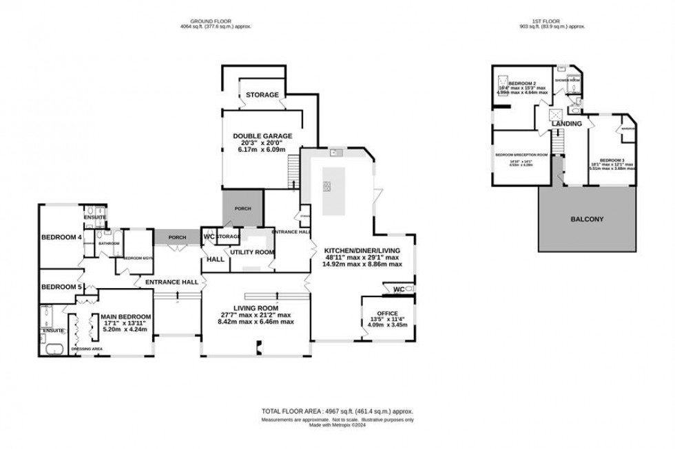 Floorplan for Willowmead Drive, Prestbury