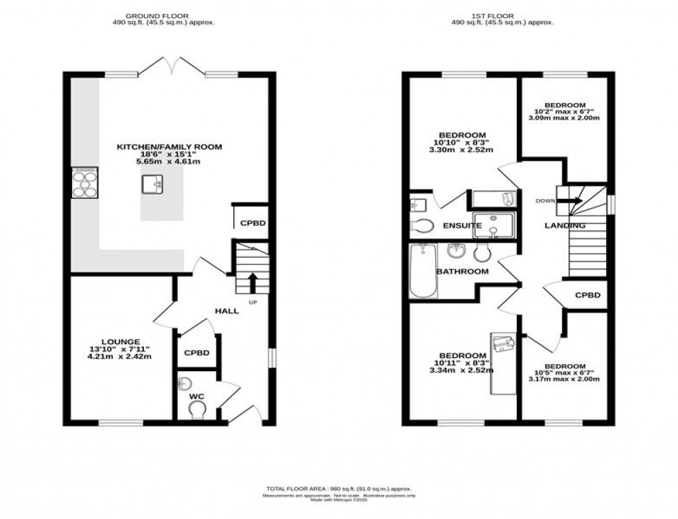 Floorplan for Heath Lane, Chapel En Le Frith