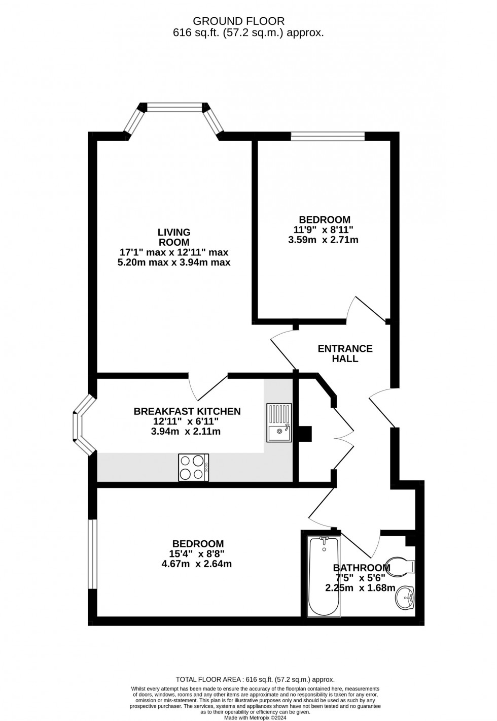 Floorplan for Pinewood Road, Wilmslow