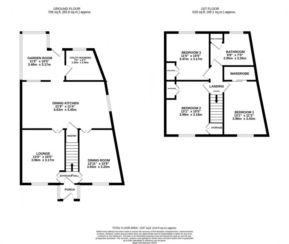 Floorplan for Clumber Road, Poynton, Stockport