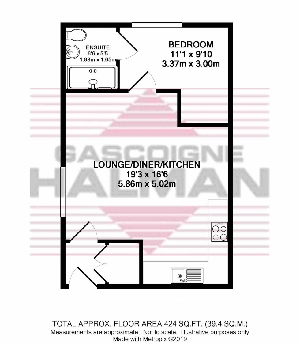 Floorplan for Canal Street, Macclesfield