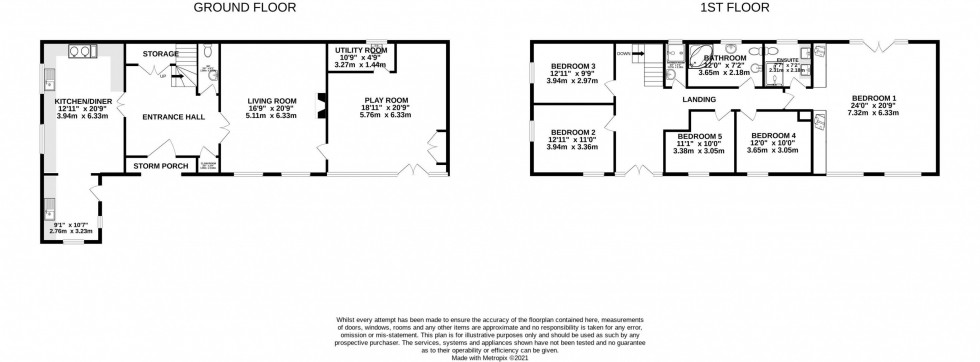 Floorplan for The Hague, Broadbottom, Hyde