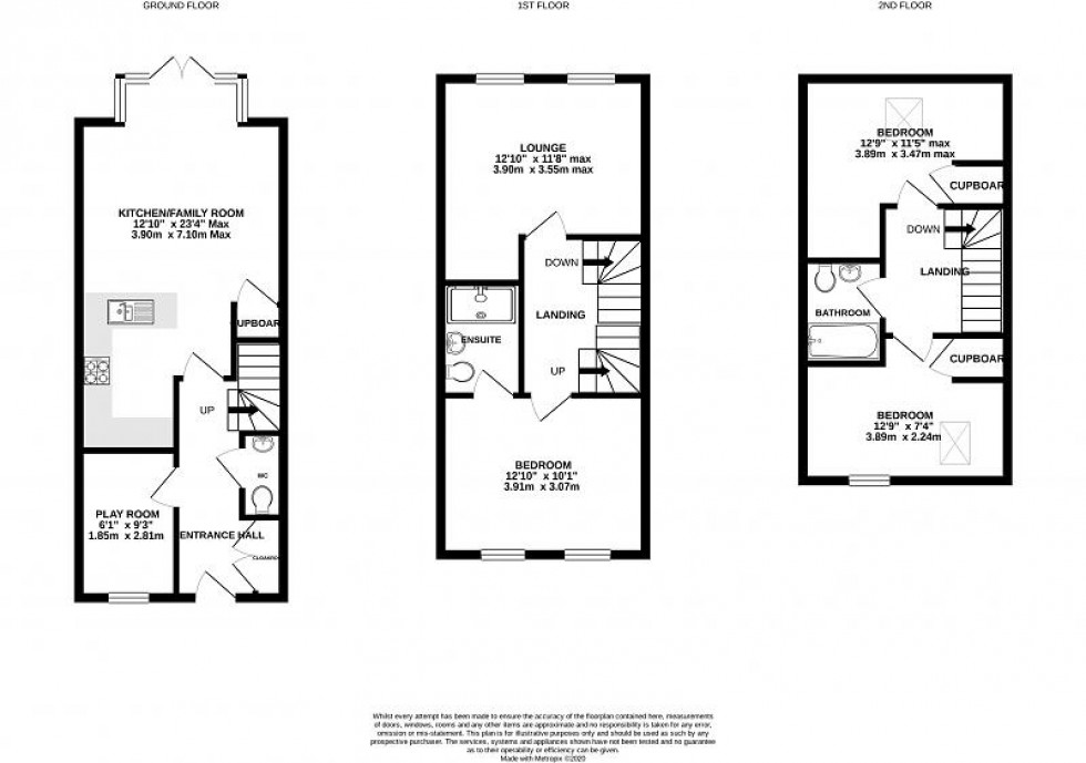 Floorplan for Sovereign Way, Chapel En Le Frith