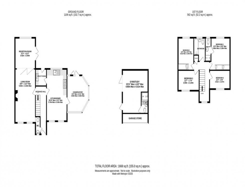 Floorplan for Hawthorn Villas, Holmes Chapel