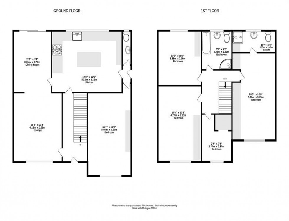 Floorplan for Whitehall Place, Frodsham