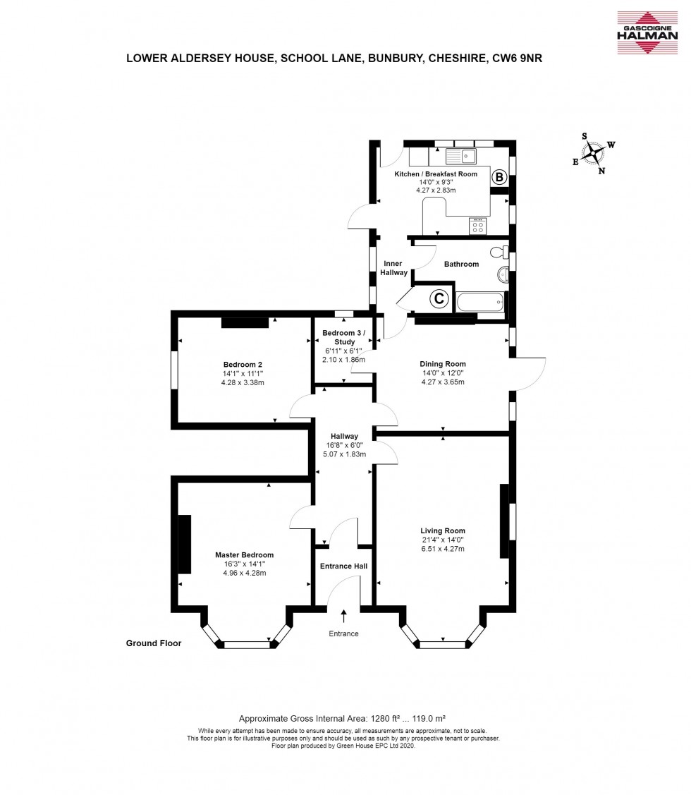 Floorplan for School Lane, Bunbury