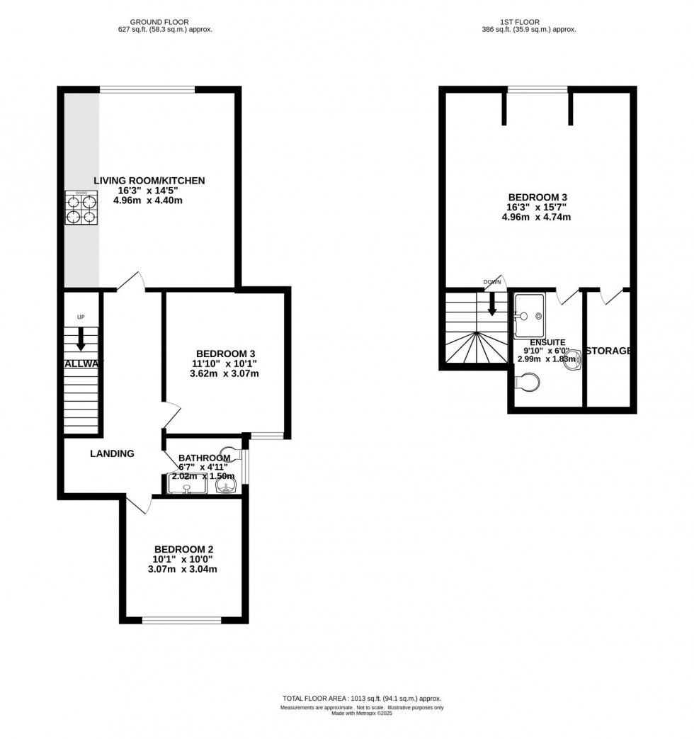 Floorplan for Burton Road, West Didsbury