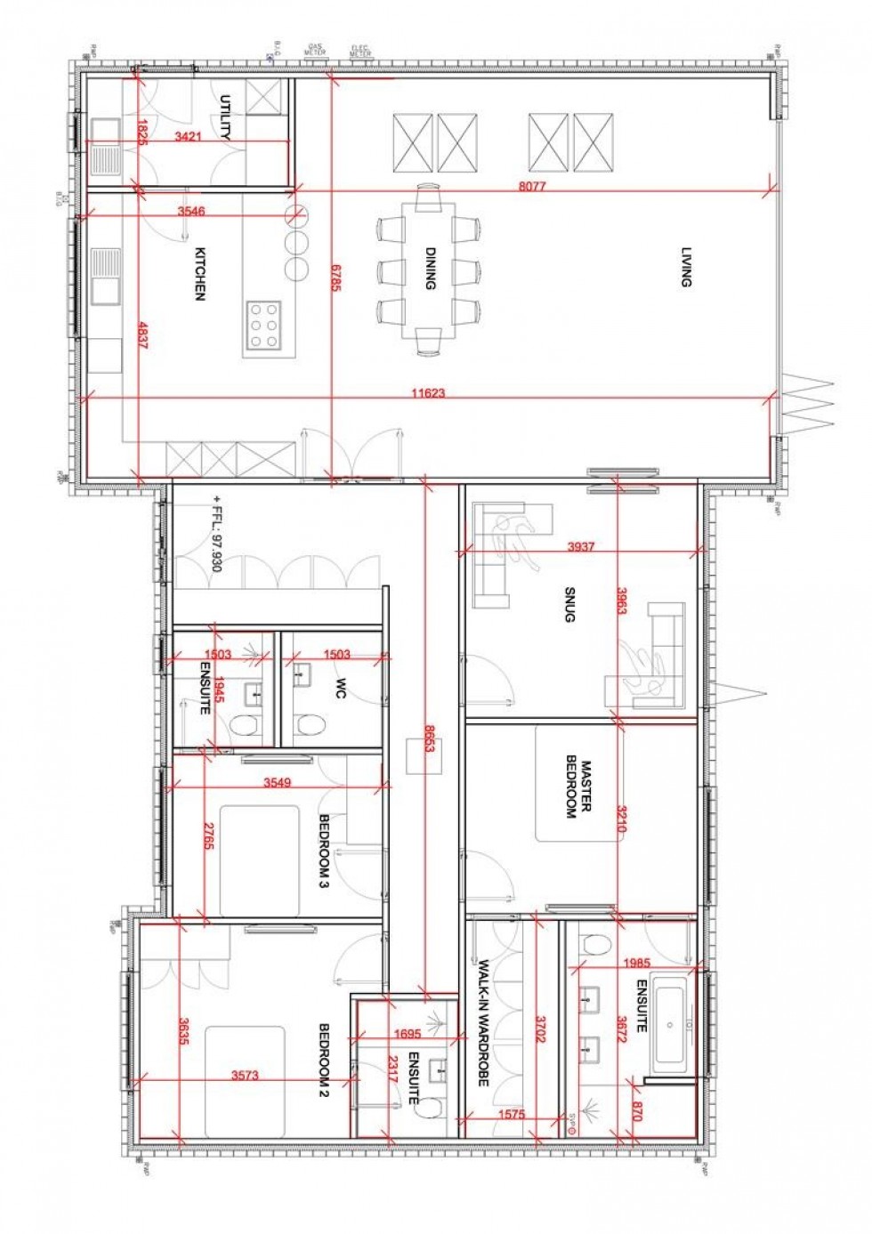 Floorplan for Wrexham Road, Bulkeley