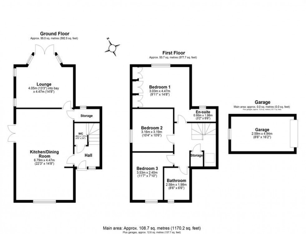 Floorplan for Helsby Road, Alvanley, Frodsham