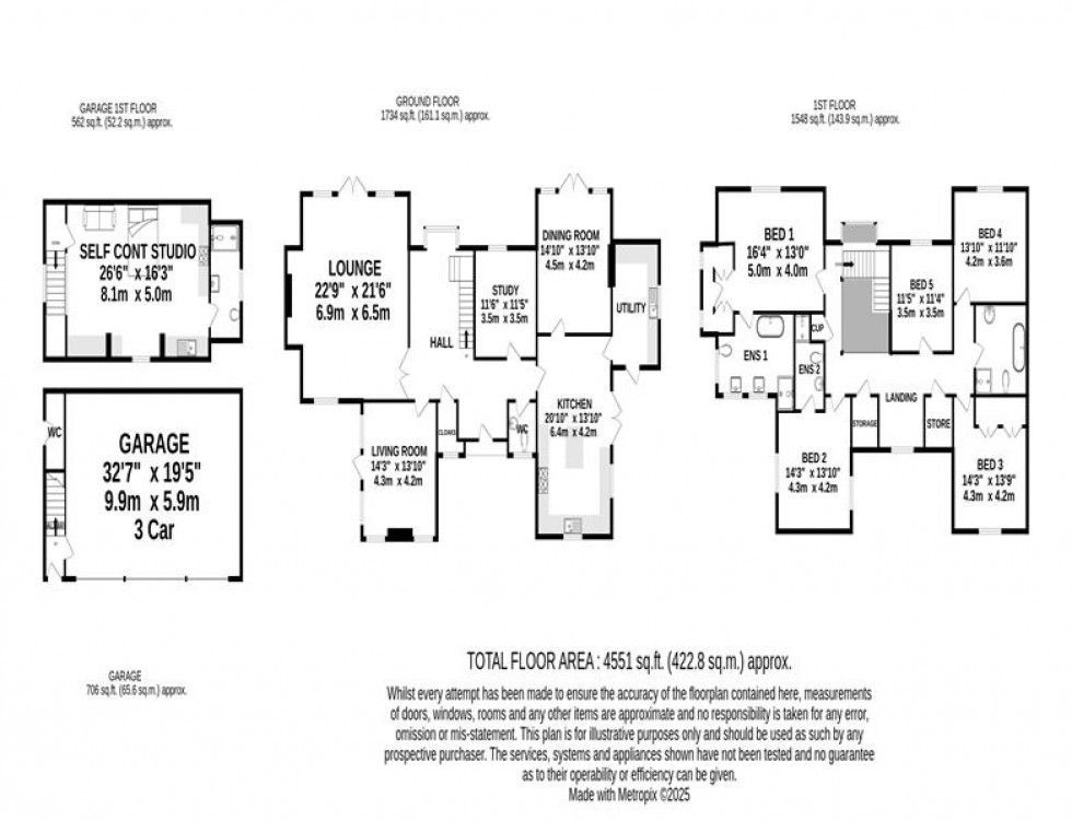 Floorplan for Little Heath Lane, Dunham Massey, Altrincham