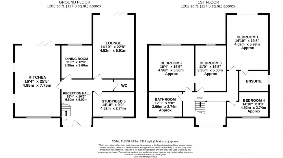 Floorplan for Fanners Lane, High Legh