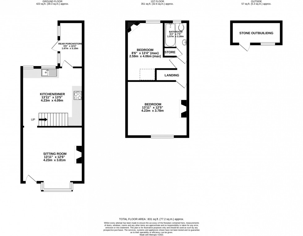 Floorplan for Meadowside, Newtown