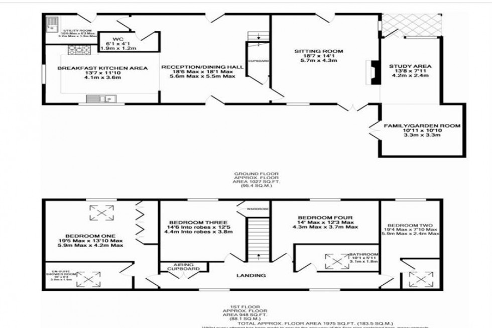 Floorplan for Alpraham Hall Barns, Alpraham Green, Alpraham, Tarporley