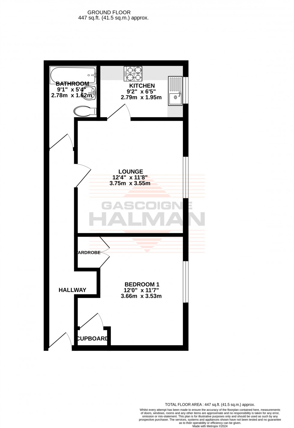 Floorplan for Brooklands Road, Sale