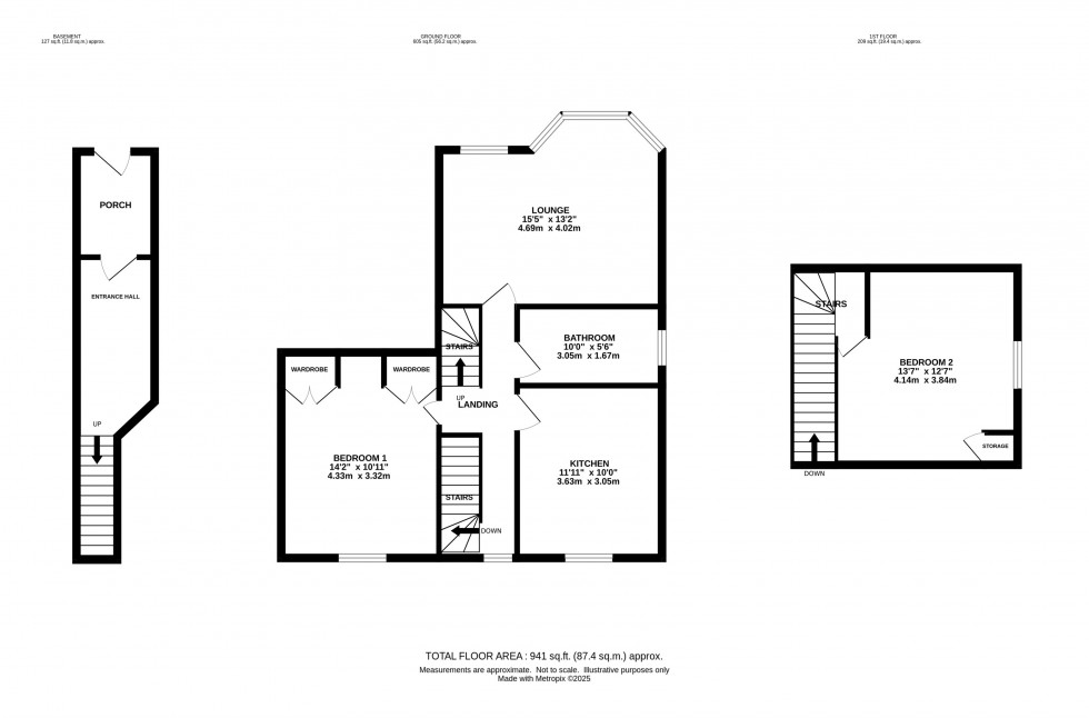 Floorplan for Beechwood Avenue, Romiley, Stockport