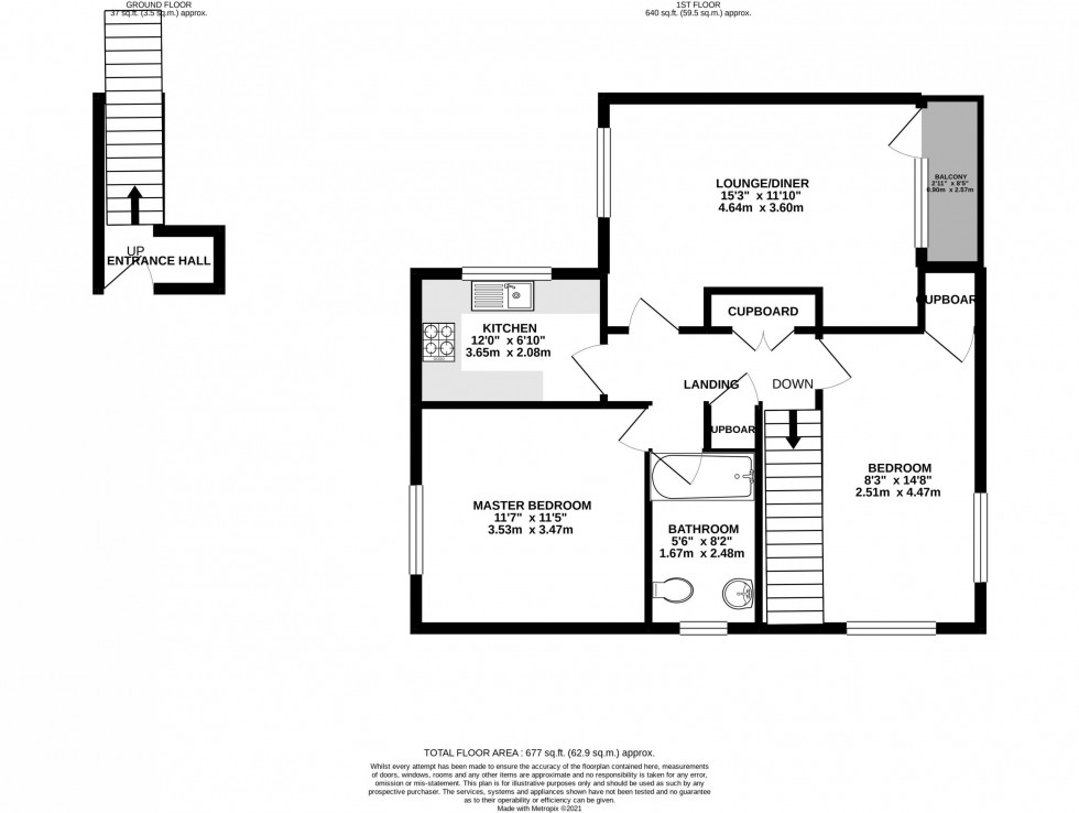 Floorplan for Yeardsley Close, Bramhall, Stockport