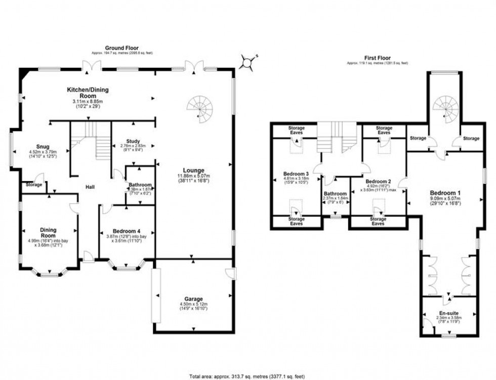 Floorplan for Bridge Lane, Frodsham